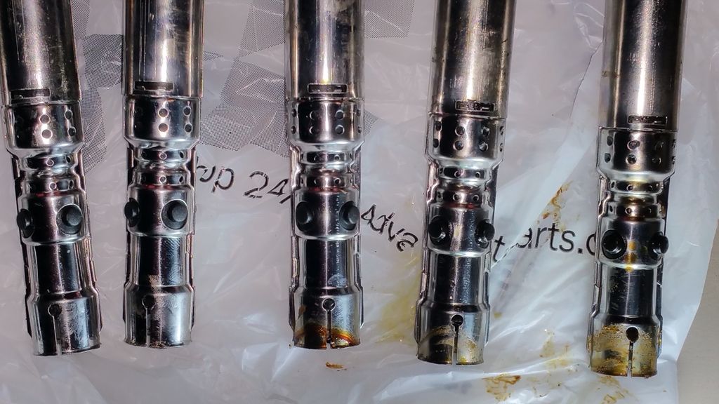 Oil On Ignition Coil And Spark Plug